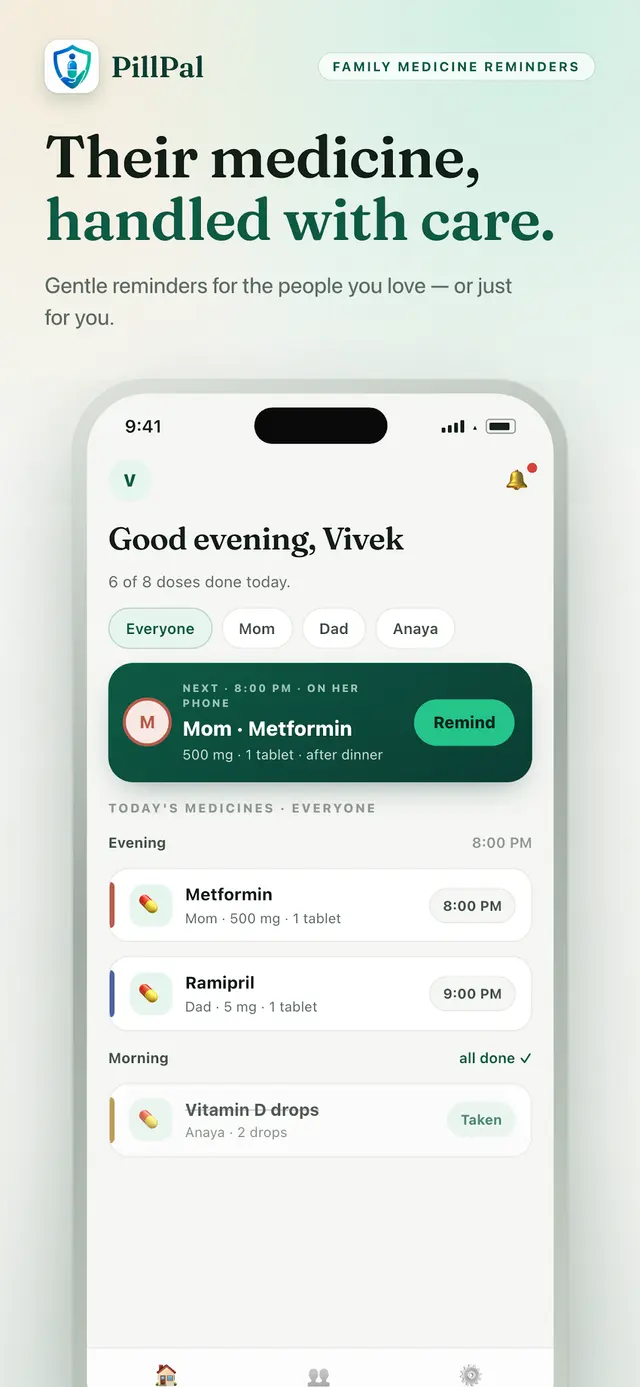 Pillpal app screenshot