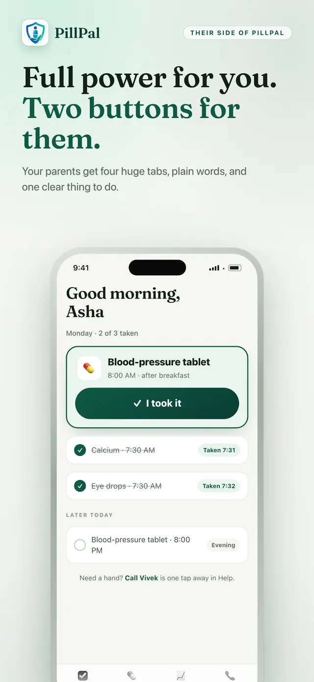 Pillpal app screenshot